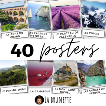 Preview of 40 posters de décoration sur la France - 40 posters for display about France