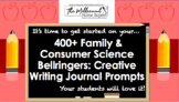 400+ Family & Consumer Science Bellringers: Creative Writi
