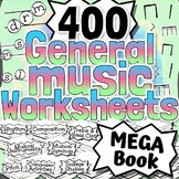 400 General Music Worksheets | Tests, Quizzes, Homework, C