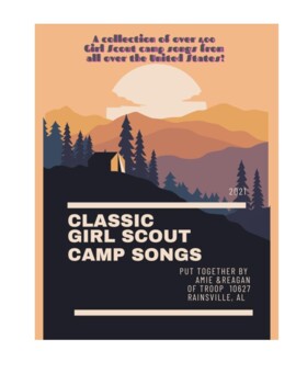 Preview of 400+ Girl Scout Camp Songs | Songbook | Girl Scout | Camp