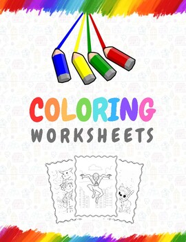 Preview of 400+ Pages Coloring Worksheets, Coloring Book, Early Finishers