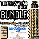 400 Pages Math Multiplication The New Year Themed | K-3rd 