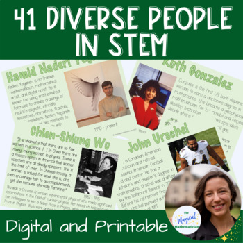 Preview of 41 Influential and Diverse People in STEM