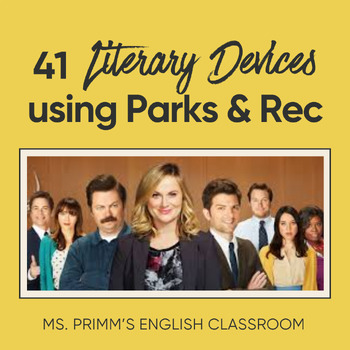 Preview of 41 Literary Devices Using Parks & Rec