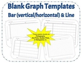 42 Blank Graph Templates: Horizontal & Vertical Bar Graph,