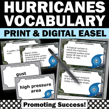 Preview of Hurricane Extreme Severe Weather Science Research Project 4th 5th 6th 7th Grade