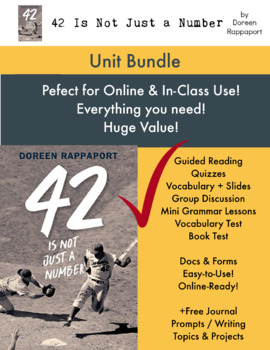 Preview of 42 Is Not Just a Number / **Unit BUNDLE!** / Online-Ready! / Huge Value!