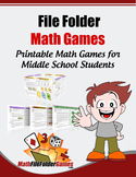 42 Printable Math Games for Middle School & Upper Elementa