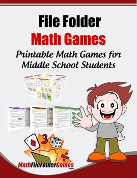 Preview of 42 Printable Math Games for Middle School & Upper Elementary Students