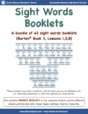 42 Sight Words Booklets to Support Barton* Students in Boo
