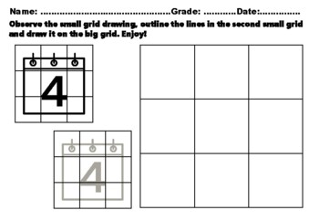 Preview of 43 United States Of America Easy Grid Drawing Activities, Math.Content.7.G.A.1