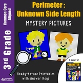 Find the Missing Side, Perimeter Unknown Side 3rd Grade Wo