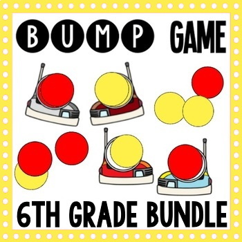 Preview of 44 Math Center Games - 6th Grade Math Bump Game Bundle