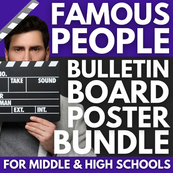 Preview of 340 Famous People Quote Posters BUNDLE for Middle & High School Decor