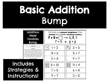 Preview of 45 Addition Bump Games - Strategies Included!