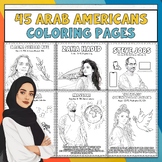 45 Arab Americans Coloring Pages, Arab American Heritage M