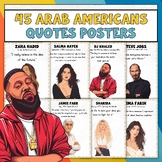 45 Arab Americans Quotes Posters, Arab American Heritage M