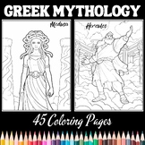 45 Greek Mythology Coloring Pages