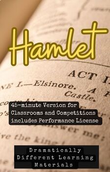 Preview of 45 Minute Hamlet Script- Perfect for Classroom, Competition, and Competition