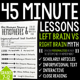 45 Minute Lessons: Left vs Right Brain Myth