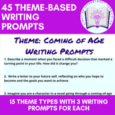 45 Theme-Based Writing Prompts for Inspired Classrooms by 