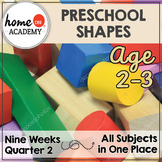 Preschool Curriculum SHAPES Bundle - for Totschool, Presch