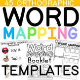 45 Word Mapping Sound Boxes Templates for Orthographic Map
