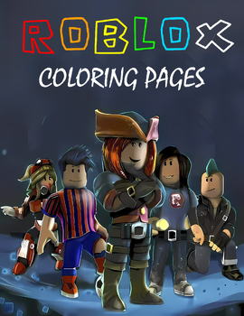 Preview of 45 pages Roblox - Coloring - games coloring book for kids-clipart sheets