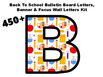 Preview of 450+ Back To School Classroom Décor Kit #477, Board & Door Kit