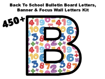 Preview of 450+ Back To School Classroom Décor Kit #505, Board & Door Kit