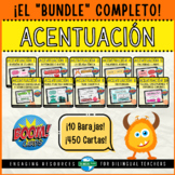 450 Boom Cards™ ACENTUACIÓN EN ESPAÑOL Bundle Completo | D