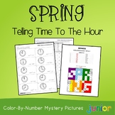 Kindergarten Math Spring Telling Time to the Hour Math Col