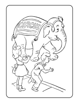 circus drawing for kids