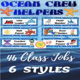 46+ Classroom Job Charts with Ocean Theme:  Editable