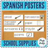 46 Spanish Classroom Posters | School Supplies in Spanish 