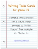46 Writing Task Cards with Picture Prompts