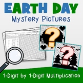 Earth Day Multiplication Facts Review, Practice Coloring S
