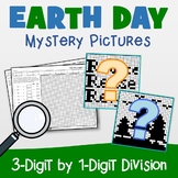 Earth Day 3 Digit by 1 Digit Division Packet Math Review A