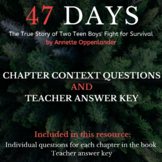 47 Days: Chapter Questions & Answer Key -  Annette Oppenlander