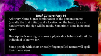 Preview of 47 Deaf Culture Facts