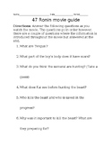 47 Ronin Movie Guide