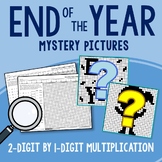 Fun End Of Year Math Worksheets, 2 X 1 Multiplication Mystery Coloring Pages