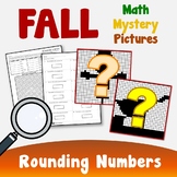 Place Value Color By Code, Fall Math Rounding Activity Mys