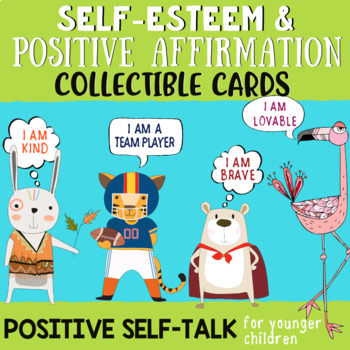 Preview of Self-Esteem & Positive Affirmation Cards: Positive Self-Talk "Reward" Tags