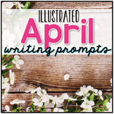 April Photo Writing Prompt Task Cards