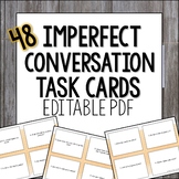 Imperfect Conversation Editable Task Cards for Spanish Spe