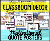 Classroom Decor Signs Posters Quotes {63 B/W & Color}