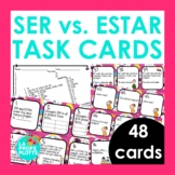SER vs ESTAR Task Cards | Spanish SER and ESTAR Review Activity