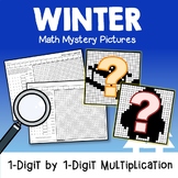 Mystery Picture Math Fact Winter Color Multiplication Holi