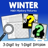 Long Division Coloring Page, Math Winter Worksheets Myster